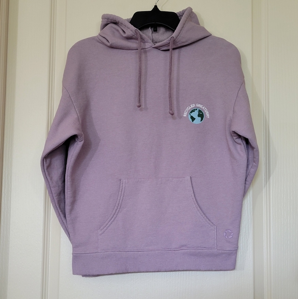 Re.Purpose Purple Recycled Hoodie Size S